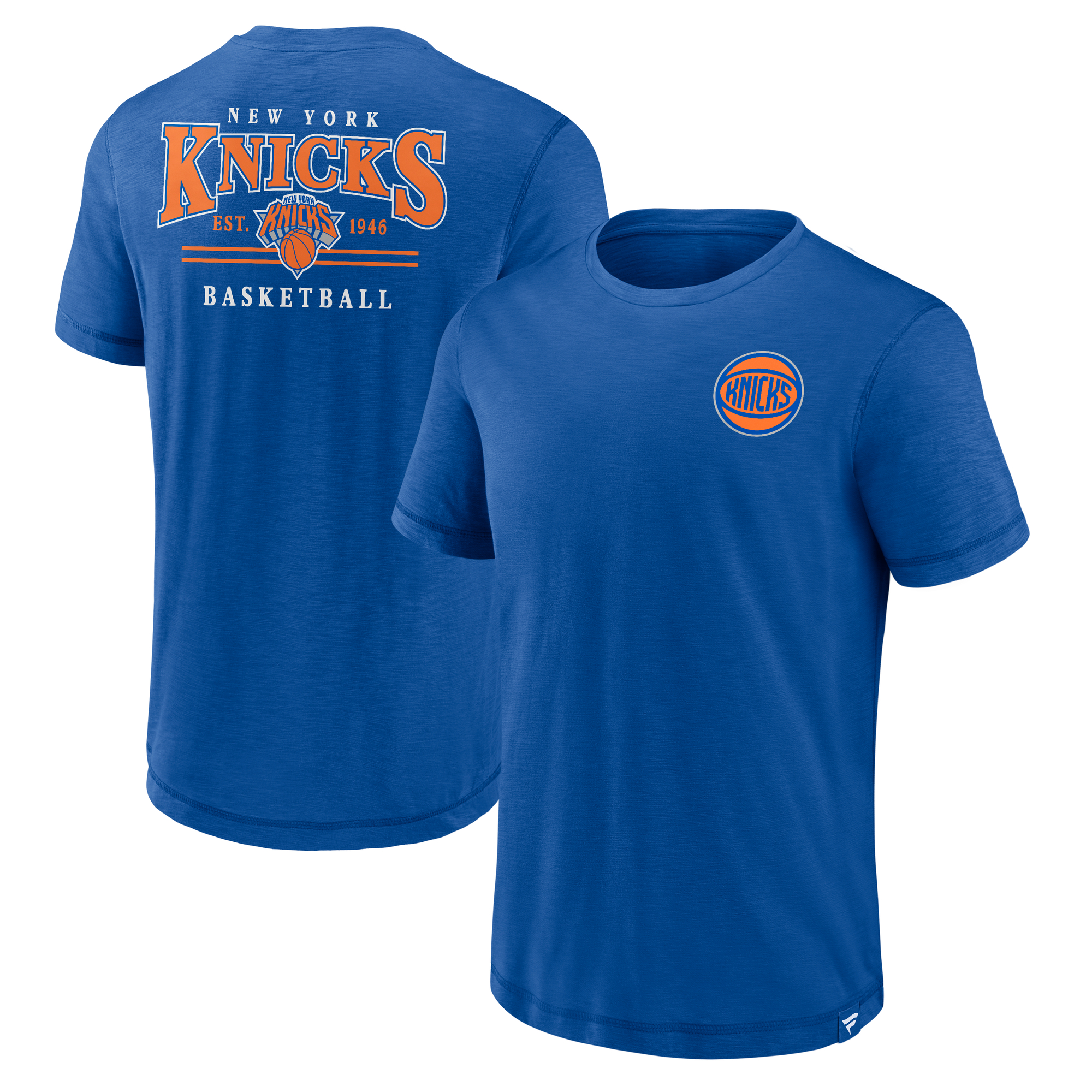 Men's Fanatics Royal New York Knicks Slub Team T-Shirt